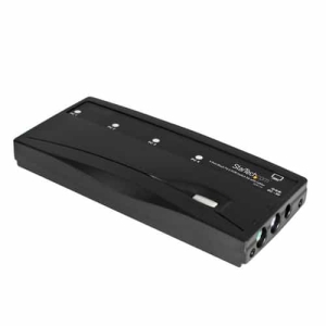 StarTech.com Juego de Conmutador Switch KVM 4 Puertos Vídeo VGA PS/2 con Cables – 1920×1440