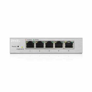 Zyxel GS1200-5 Gestionado Gigabit Ethernet (10/100/1000) Plata Zyxel GS1200-5 Gestionado Gigabit Ethernet (10/100/1000) Plata