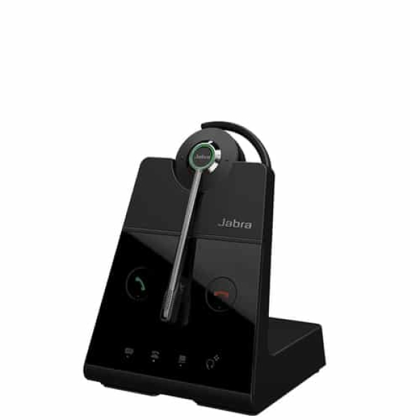 Jabra Engage 65 Convertible Auriculares Inalámbrico gancho de oreja, Diadema Oficina/Centro de llamadas Negro