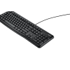 Logitech K120 Corded Keyboard teclado USB QWERTY Inglés Negro