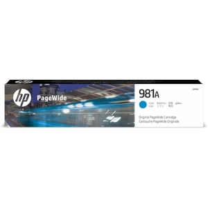 HP Cartucho original PageWide 981A cian