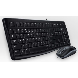 Logitech Desktop MK120 teclado Ratón incluido USB AZERTY Francés Negro