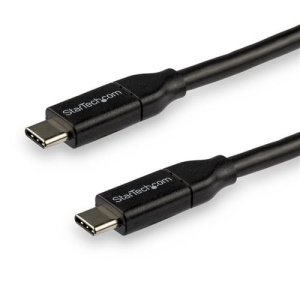 StarTech.com Cable de 3m USB-C a USB-C con capacidad para Entrega de Alimentación de 5A – USB TipoC – Cable de Carga USBC – USB 2.0