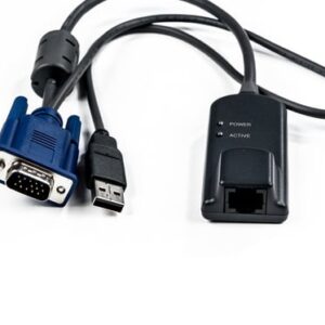 teclado y ratón (kvm) Negro