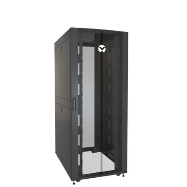 Vertiv VR3350 armario rack 42U Rack o bastidor independiente Negro, Transparente