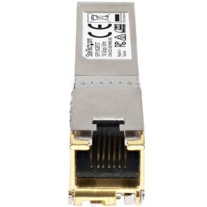 StarTech.com Módulo Transceptor SFP+ Compatible con Cisco SFP-10GB-TC – 10GBASE-T – SFP a RJ45 Cat6 / Cat5e – SFP+ Ethernet Gigabit 10Gb – RJ45 30m – Cisco Firepower/ ASR1000/ASR9000