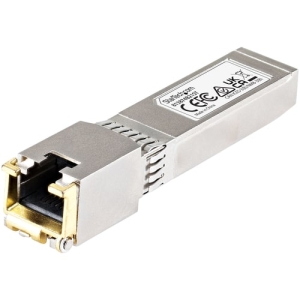 StarTech.com Módulo Transceptor SFP+ Compatible con HPE 813874-B21 – 10GBASE-T – SFP a RJ45 Cat6 / Cat5e – SFP+ Ethernet Gigabit de 10Gb – RJ45 – 30m – HPE BladeSystem, c-Class