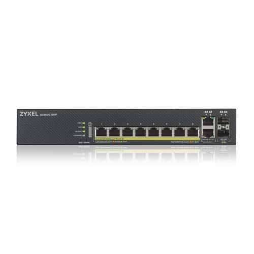 Zyxel GS1920-8HPV2 Gestionado Gigabit Ethernet (10/100/1000) Energía sobre Ethernet (PoE) Negro Zyxel GS1920-8HPV2 Gestionado Gigabit Ethernet (10/100/1000) Energía sobre Ethernet (PoE) Negro
