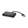 Kensington Hub USB 3.0 de cuatro puertos UH4000: negro Kensington Hub USB 3.0 de cuatro puertos UH4000: negro