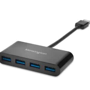 Kensington Hub USB 3.0 de cuatro puertos UH4000: negro Kensington Hub USB 3.0 de cuatro puertos UH4000: negro