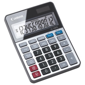 Canon LS-122TS calculadora Escritorio Pantalla de calculadora Gris