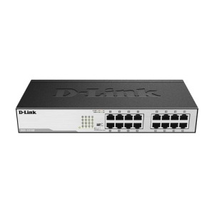 D-Link DGS-1016D switch No administrado Gigabit Ethernet (10/100/1000) 1U Negro