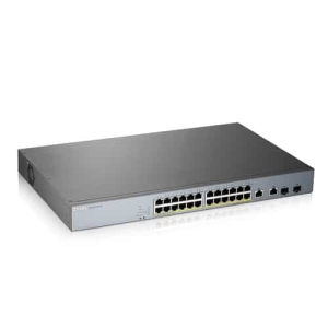 Reacondicionado | Zyxel GS1350-26HP-EU0101F switch Gestionado L2 Gigabit Ethernet (10/100/1000) Energía sobre Ethernet (PoE) Gris
