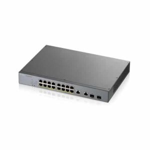 Zyxel GS1350-18HP-EU0101F switch Gestionado L2 Gigabit Ethernet (10/100/1000) Energía sobre Ethernet (PoE) Gris