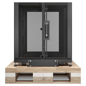 APC NetShelter SX 12U Rack o bastidor independiente Negro