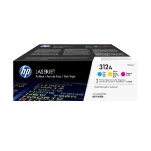 HP Cartucho de tóner Tri-Pack 312A cian para LaserJet