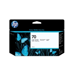 HP Cartucho de tinta DesignJet 70 negro fotográfico de 130 ml