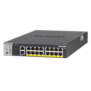NETGEAR M4300-16X Gestionado L3 10G Ethernet (100/1000/10000) Energía sobre Ethernet (PoE) 1U Negro