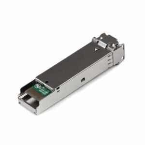 StarTech.com Módulo Transceptor SFP+ Compatible con 10G-SFPP-SR de Brocade - 10GBASE-SR - de Fibra Óptica Multimodo (MMF) de 10GbE - SFP+ Ethernet Gigabit 10Gb - LC 200m - 850nm - DDM StarTech.com Módulo Transceptor SFP+ Compatible con 10G-SFPP-SR de Brocade – 10GBASE-SR – de Fibra Óptica Multimodo (MMF) de 10GbE – SFP+ Ethernet Gigabit 10Gb – LC 200m – 850nm – DDM