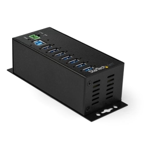 StarTech.com Hub Concentrador Ladrón USB 3.0 de 7 Puertos con Adaptador de Alimentación Externo – con Protección ESD de 350W