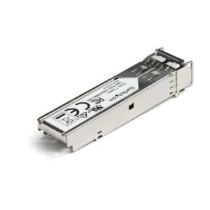 StarTech.com Módulo Transceptor SFP Compatible con el Modelo SFP-1G-SX de Dell EMC - 1000BASE-SX - Fibra Multimodo (MMF) de 1GbE - SFP Ethernet Gigabit de 1Gb - LC - 550m - 850nm - DDM StarTech.com Módulo Transceptor SFP Compatible con el Modelo SFP-1G-SX de Dell EMC – 1000BASE-SX – Fibra Multimodo (MMF) de 1GbE – SFP Ethernet Gigabit de 1Gb – LC – 550m – 850nm – DDM