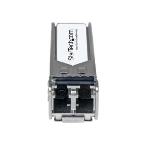 StarTech.com Módulo Transceptor SFP+ Compatible con MSA sin Codificar – 10GBASE-SR – Fibra Óptica Multimodo (MMF) de 10GbE – SFP+ Ethernet Gigabit de 10Gb – LC 300m – 850nm – DDM