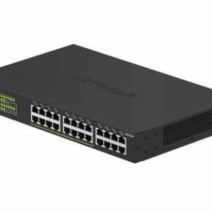 NETGEAR GS324P No administrado Gigabit Ethernet (10/100/1000) Energía sobre Ethernet (PoE) 1U Negro