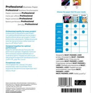 HP Professional Business Paper, Glossy, 180 g/m2, A4 (210 x 297 mm), 150 sheets HP Professional Business Paper, Glossy, 180 g/m2, A4 (210 x 297 mm), 150 sheets