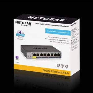 NETGEAR GS108Tv3 Gestionado L2 Gigabit Ethernet (10/100/1000) Gris