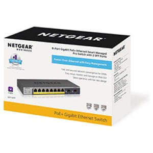 NETGEAR GS110TP Gestionado L2/L3/L4 Gigabit Ethernet (10/100/1000) Energía sobre Ethernet (PoE) Gris NETGEAR GS110TP Gestionado L2/L3/L4 Gigabit Ethernet (10/100/1000) Energía sobre Ethernet (PoE) Gris
