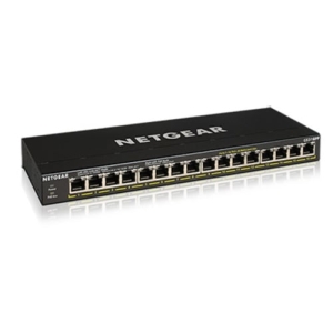 NETGEAR GS316PP No administrado Gigabit Ethernet (10/100/1000) Energía sobre Ethernet (PoE) Negro