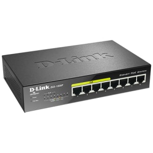 D-Link DGS-1008P switch No administrado Gigabit Ethernet (10/100/1000) Energía sobre Ethernet (PoE) Negro
