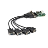 StarTech.com Tarjeta Adaptadora Serie PCI Express RS232 de 4 Puertos - Tarjeta Controladora Serie PCIe RS232 - PCIe a Serie DB9 - UART 16950 - Tarjeta de Perfil Bajo - Windows y Linux StarTech.com Tarjeta Adaptadora Serie PCI Express RS232 de 4 Puertos - Tarjeta Controladora Serie PCIe RS232 - PCIe a Serie DB9 - UART 16950 - Tarjeta de Perfil Bajo - Windows y Linux