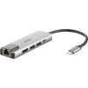 D-Link DUB-M520 base para portátil y replicador de puertos Alámbrico Thunderbolt 3 Aluminio, Negro D-Link DUB-M520 base para portátil y replicador de puertos Alámbrico Thunderbolt 3 Aluminio