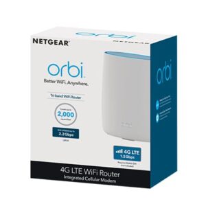 NETGEAR LBR20 router inalámbrico Gigabit Ethernet Doble banda (2,4 GHz / 5 GHz) 4G Blanco