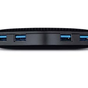 TP-Link UH400 hub de interfaz USB 3.2 Gen 1 (3.1 Gen 1) Type-A 5000 Mbit/s Negro TP-Link UH400 hub de interfaz USB 3.2 Gen 1 (3.1 Gen 1) Type-A 5000 Mbit/s Negro