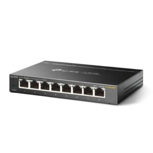 TP-Link TL-SG108E switch No administrado L2 Gigabit Ethernet (10/100/1000) Negro