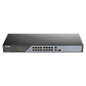 D-Link DSS-100E-18P switch No administrado Fast Ethernet (10/100) Energía sobre Ethernet (PoE) Negro
