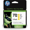 HP Paquete de 3 cartuchos de Tinta DesignJet 712 amarillo de 29 ml HP Paquete de 3 cartuchos de Tinta DesignJet 712 amarillo de 29 ml