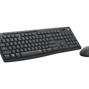 Logitech MK295 Silent Wireless Combo teclado Ratón incluido RF inalámbrico AZERTY Francés Grafito Logitech MK295 Silent Wireless Combo teclado Ratón incluido RF inalámbrico AZERTY Francés Grafito