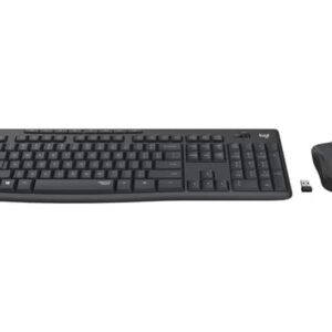 Logitech MK295 Silent Wireless Combo teclado Ratón incluido RF inalámbrico AZERTY Belga Grafito