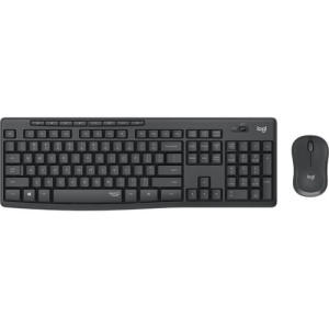 Logitech MK295 Silent Wireless Combo teclado Ratón incluido USB QWERTY Nórdico Grafito