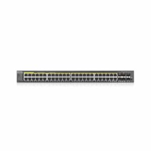 Zyxel GS2220-50HP-EU0101F switch Gestionado L2 Gigabit Ethernet (10/100/1000) Energía sobre Ethernet (PoE) Negro
