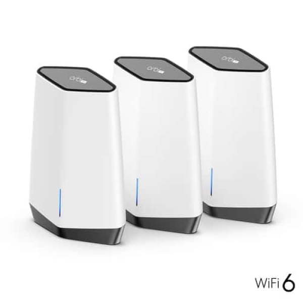 NETGEAR Orbi Pro WiFi 6 Tri-band Mesh System (SXK80B3) Tribanda (2,4 GHz/5 GHz/5 GHz) Wi-Fi 6 (802.11ax) Gris, Blanco 14 Interno