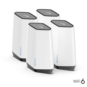 NETGEAR Orbi Pro WiFi 6 Tri-band Mesh System (SXK80B4) Tribanda (2,4 GHz/5 GHz/5 GHz) Wi-Fi 6 (802.11ax) Gris, Blanco 19 Interno