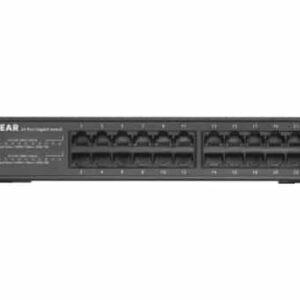 NETGEAR GS324 No administrado Gigabit Ethernet (10/100/1000) Negro NETGEAR GS324 No administrado Gigabit Ethernet (10/100/1000) Negro