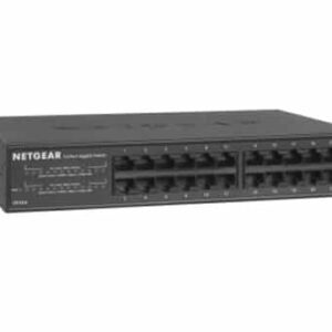 NETGEAR GS324 No administrado Gigabit Ethernet (10/100/1000) Negro NETGEAR GS324 No administrado Gigabit Ethernet (10/100/1000) Negro