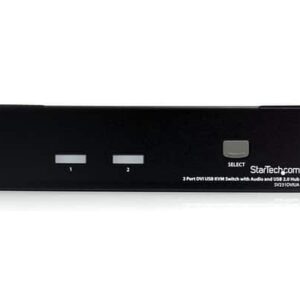 StarTech.com Conmutador Switch KVM - 2 puertos USB 2.0 - Audio Vídeo DVI StarTech.com Conmutador Switch KVM – 2 puertos USB 2.0 – Audio Vídeo DVI