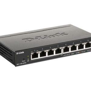 D-Link DGS-1100-08PV2 switch Gestionado L2/L3 Gigabit Ethernet (10/100/1000) Energía sobre Ethernet (PoE) Negro
