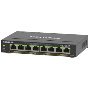 NETGEAR 8-Port Gigabit Ethernet PoE+ Plus Switch (GS308EP) Gestionado L2/L3 Gigabit Ethernet (10/100/1000) Energía sobre Ethernet (PoE) Negro NETGEAR 8-Port Gigabit Ethernet PoE+ Plus Switch (GS308EP) Gestionado L2/L3 Gigabit Ethernet (10/100/1000) Energía sobre Ethernet (PoE) Negro